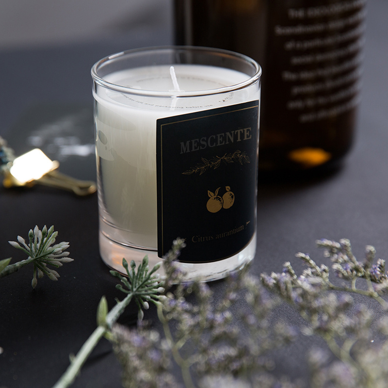 M&Scent räätälöity koristeellinen ylellinen hieronta Private Label -tuoksuinen soijavahakynttilä