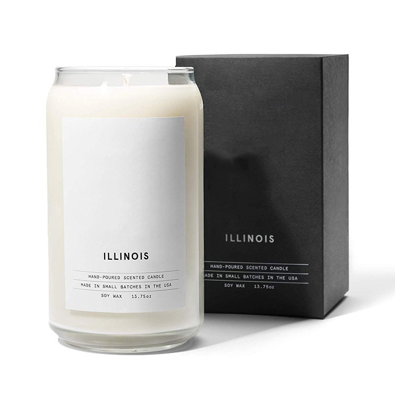 M&Scent Organic Räätälöidyt keraamiset Milky Woodwick-kynttilät, kynttiläsäiliö