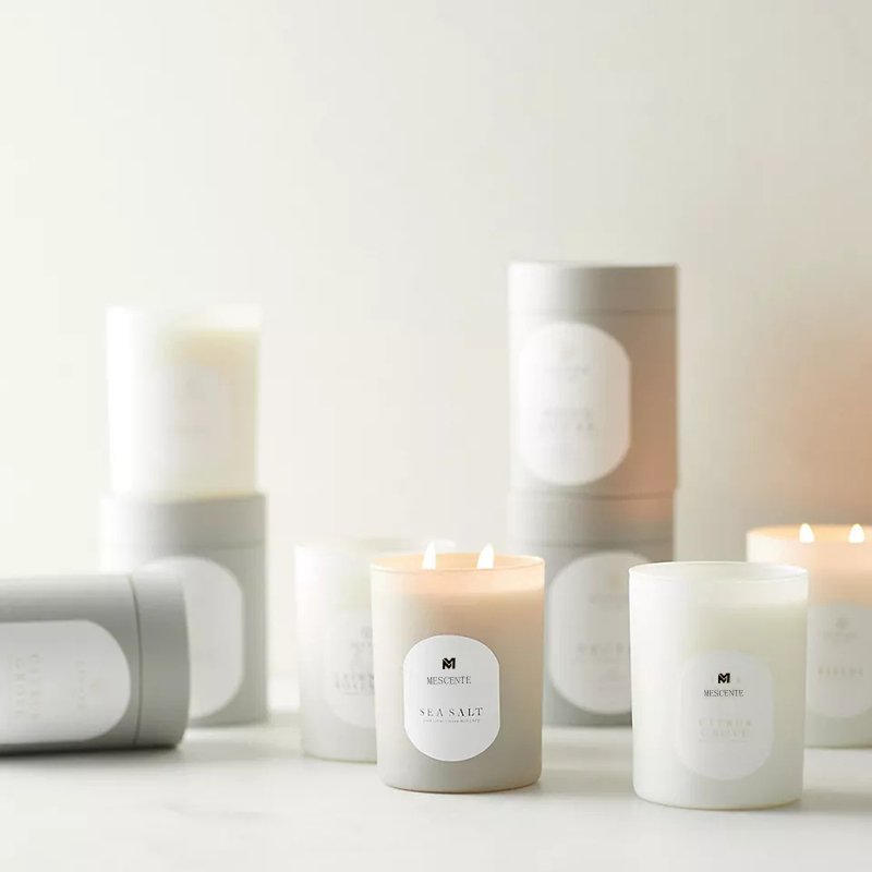 M&Scent Logo Meditaatio Myrkyttömät Kivet Y Käsin kaadetut Custom tuoksuiset soijavahakristallikynlät