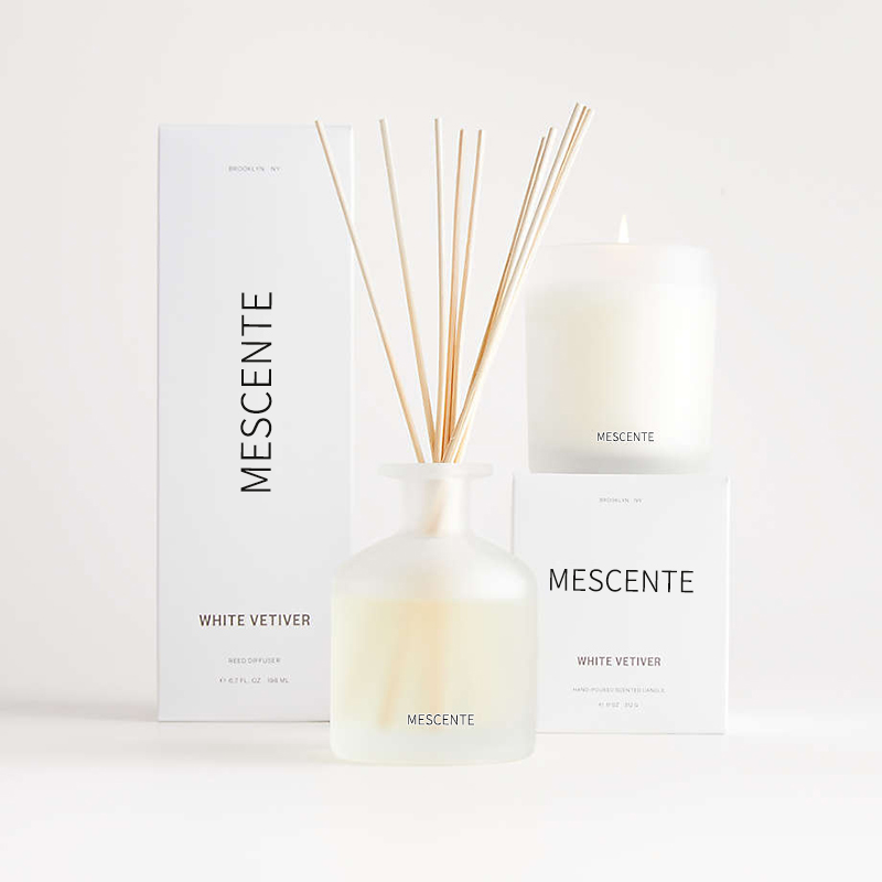 M&Scent tukkukaupan ylelliset yksityiset merkki soijavahalla tuoksuvat kynttilät laatikolla