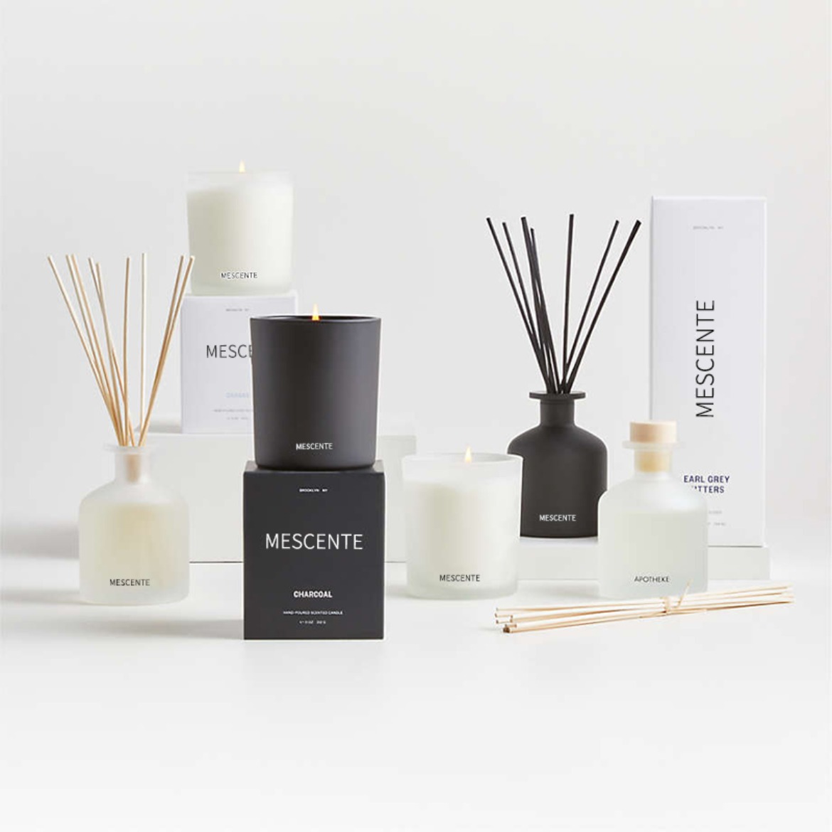 M&Scent ylellinen oma merkki violetti väri aromi ruoko diffuusori lahjasetti laatikolla