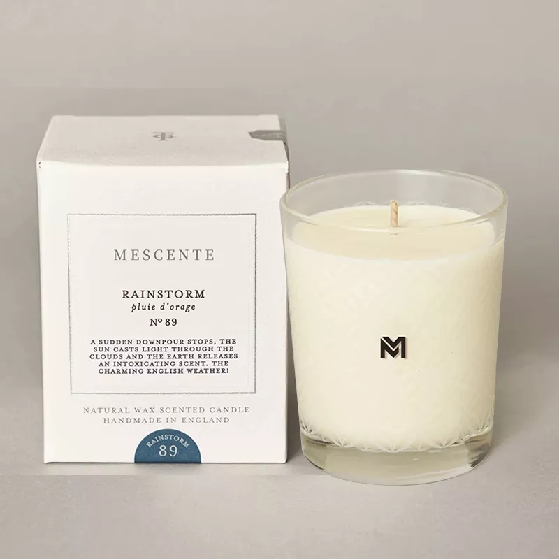 M&Scent Tukkumyynti Uusi Ylellinen Custom Private Label Christmas Crystal Purkit Kerzen Tuoksukynttilä kannella