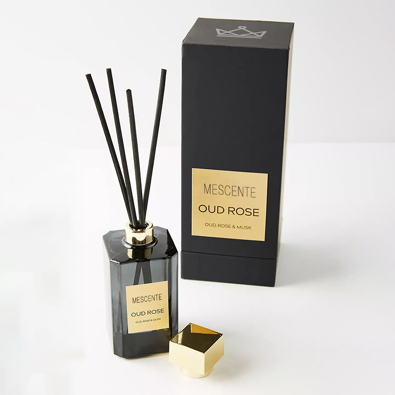 Travertiini Koristeellinen Iso Pullo Posliini Valkoinen Label Thaimaa Tuoksu Reed Diffusers Alus