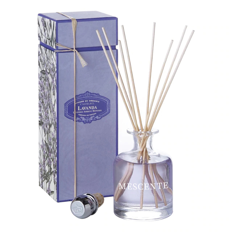 Luxury Spring 400 ml ympäristöystävällinen vaaleanpunainen pullot sementin harmaa nahka magnolia tuoksu kukka tikkuja Reed diffuusori