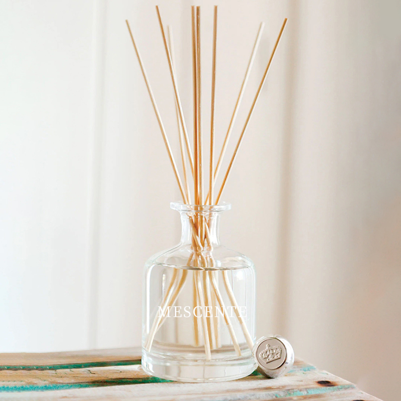 Luxury Spring 400 ml ympäristöystävällinen vaaleanpunainen pullot sementin harmaa nahka magnolia tuoksu kukka tikkuja Reed diffuusori