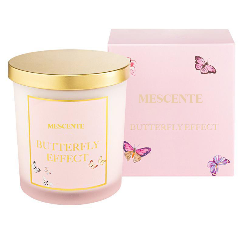 M&Scent Tukkumyynti Uusi Ylellinen Custom Private Label Christmas Crystal Purkit Kerzen Tuoksukynttilä kannella