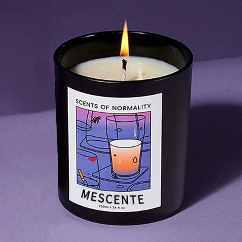 M&Scent-tukkukaupan ylelliset yksilölliset omat etiketit käsintehdyt joulukristalliaromituoksut soijavahakynttilät