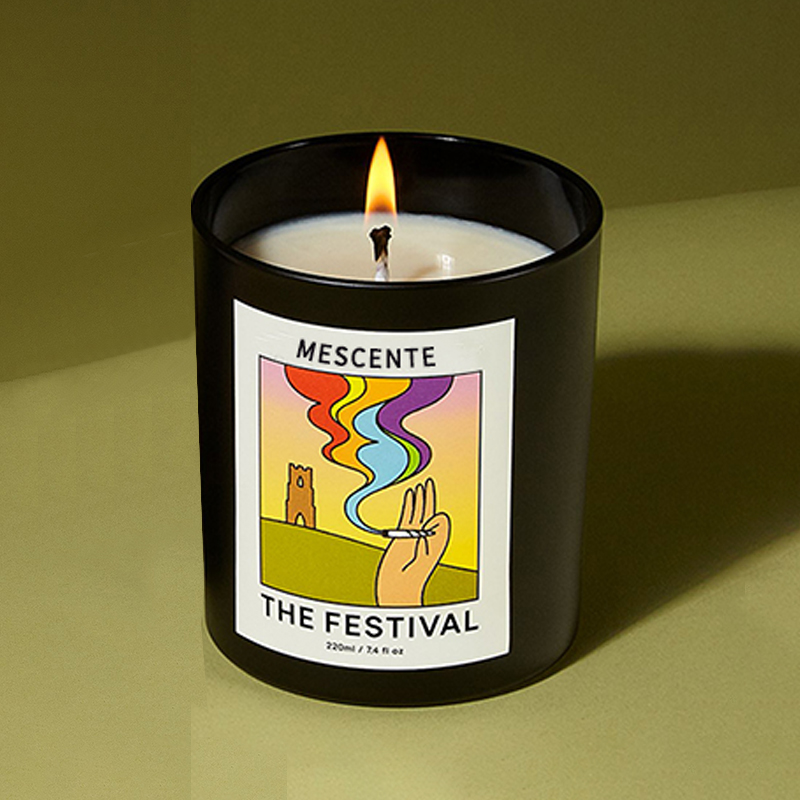 M&Scent-tukkukaupan ylelliset yksilölliset omat etiketit käsintehdyt joulukristalliaromituoksut soijavahakynttilät