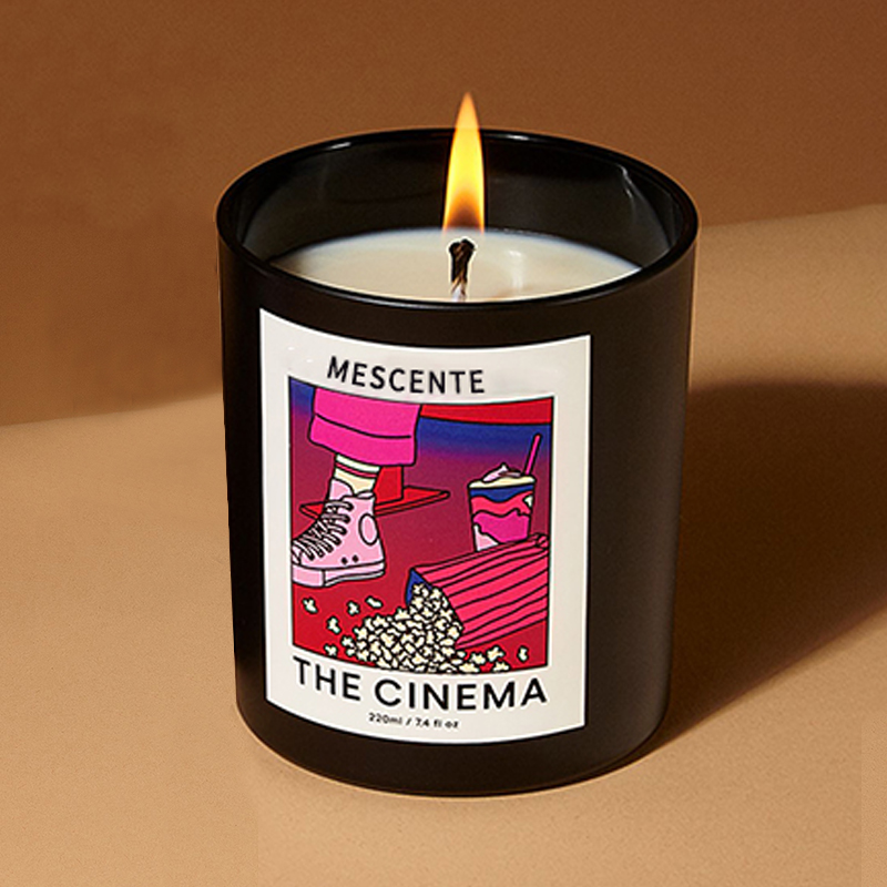 M&Scent-tukkukaupan ylelliset yksilölliset omat etiketit käsintehdyt joulukristalliaromituoksut soijavahakynttilät