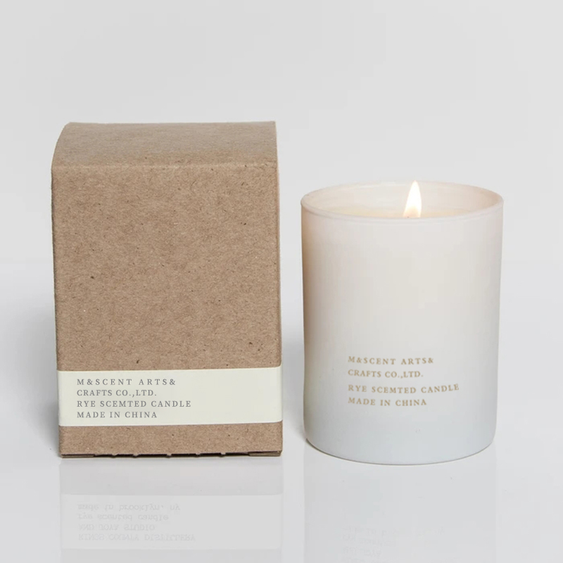 M&Scent tukkumyynti halvalla omalla etiketillä suuret valkoiset puusydän aromaterapia tuoksuvat eteeriset öljykynttilät