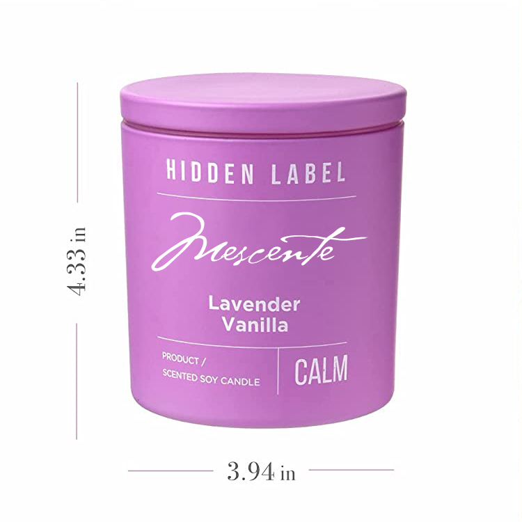 M&Scent Tukkumyynti Ylellinen Private Label Black Purkit Tuoksuiset soijavahakynttilät kristalleilla