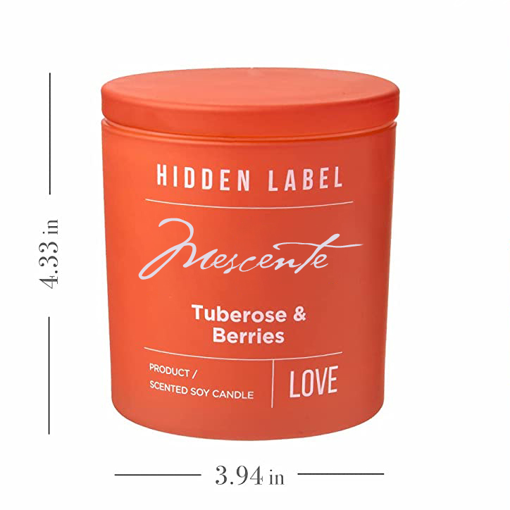 M&Scent Tukkumyynti Ylellinen Private Label Black Purkit Tuoksuiset soijavahakynttilät kristalleilla