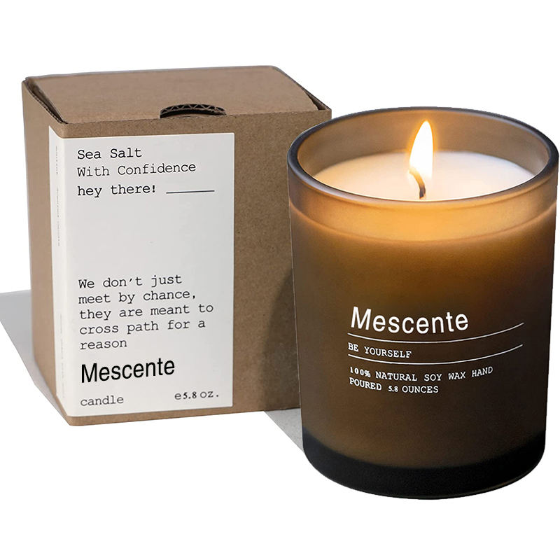 M&Scent räätälöity hääkoristelupurkki Jasmine & Ylang Ylang -tuoksukynttilöitä etiketeillä irtotavarana