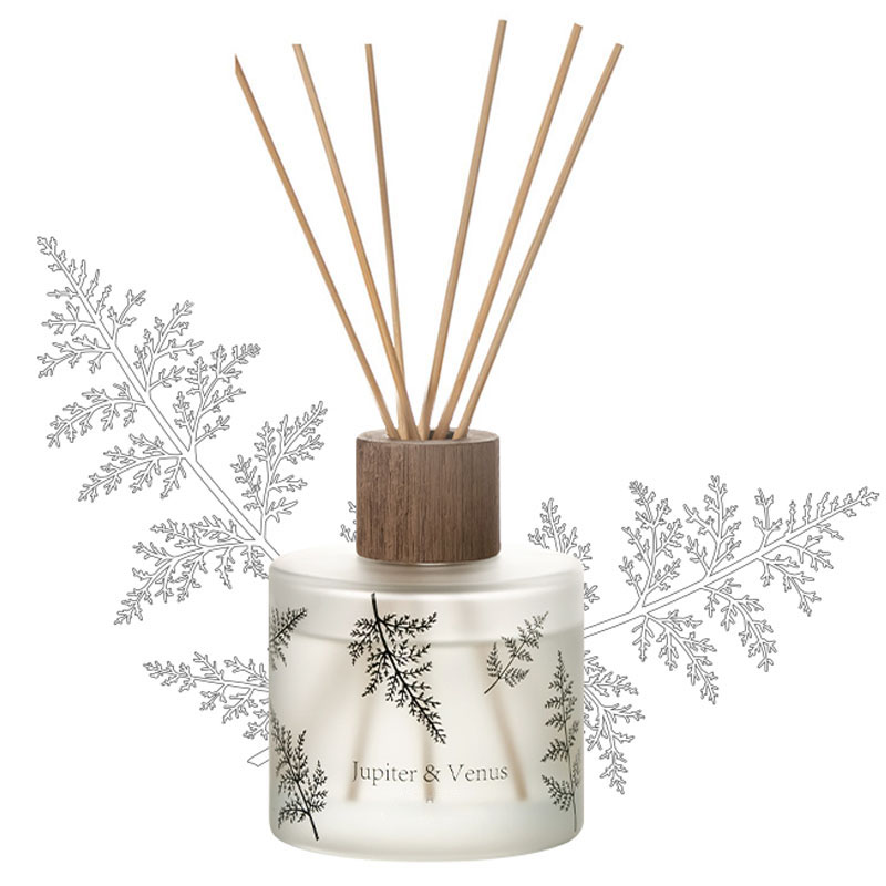 M&Scent Tukkukaupan Ylellinen Räätälöity Koriste Amber Glass No Fire Ainutlaatuinen Läpinäkyvä kukkainen Aromi Reed Diffusori