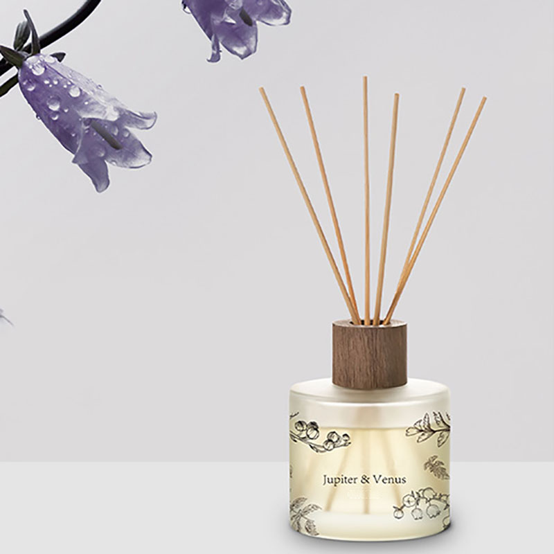 M&Scent Tukkukaupan Ylellinen Räätälöity Koriste Amber Glass No Fire Ainutlaatuinen Läpinäkyvä kukkainen Aromi Reed Diffusori