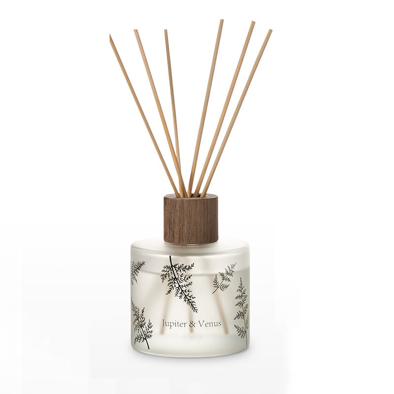 M&Scent Tukkukaupan Ylellinen Räätälöity Koriste Amber Glass No Fire Ainutlaatuinen Läpinäkyvä kukkainen Aromi Reed Diffusori