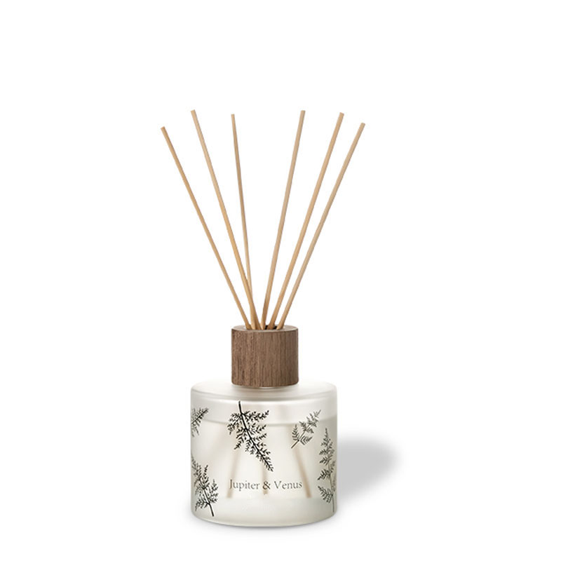 M&Scent Tukkukaupan Ylellinen Räätälöity Koriste Amber Glass No Fire Ainutlaatuinen Läpinäkyvä kukkainen Aromi Reed Diffusori