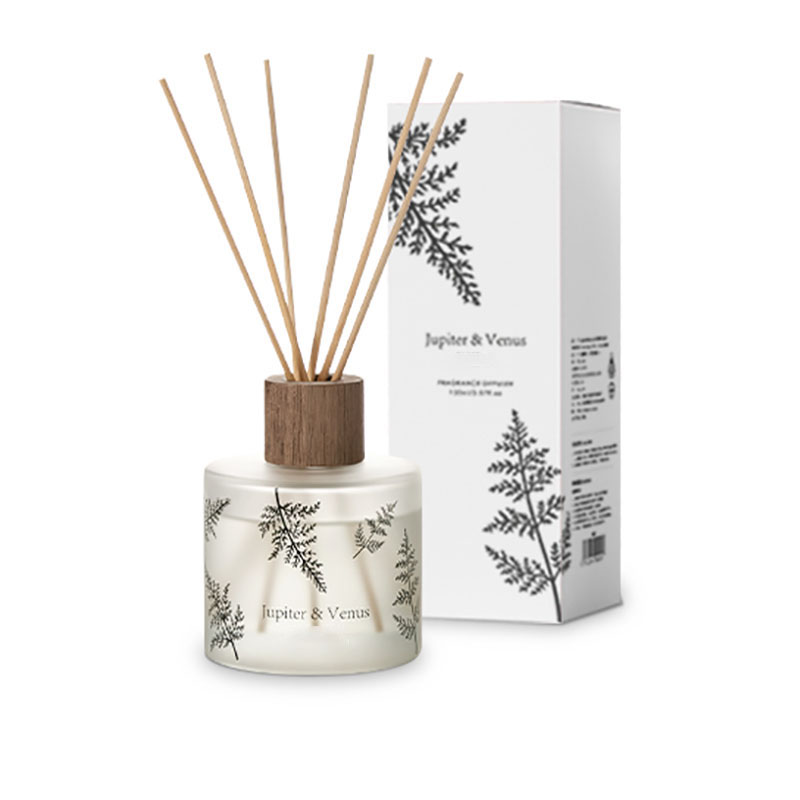 M&Scent Tukkukaupan Ylellinen Räätälöity Koriste Amber Glass No Fire Ainutlaatuinen Läpinäkyvä kukkainen Aromi Reed Diffusori