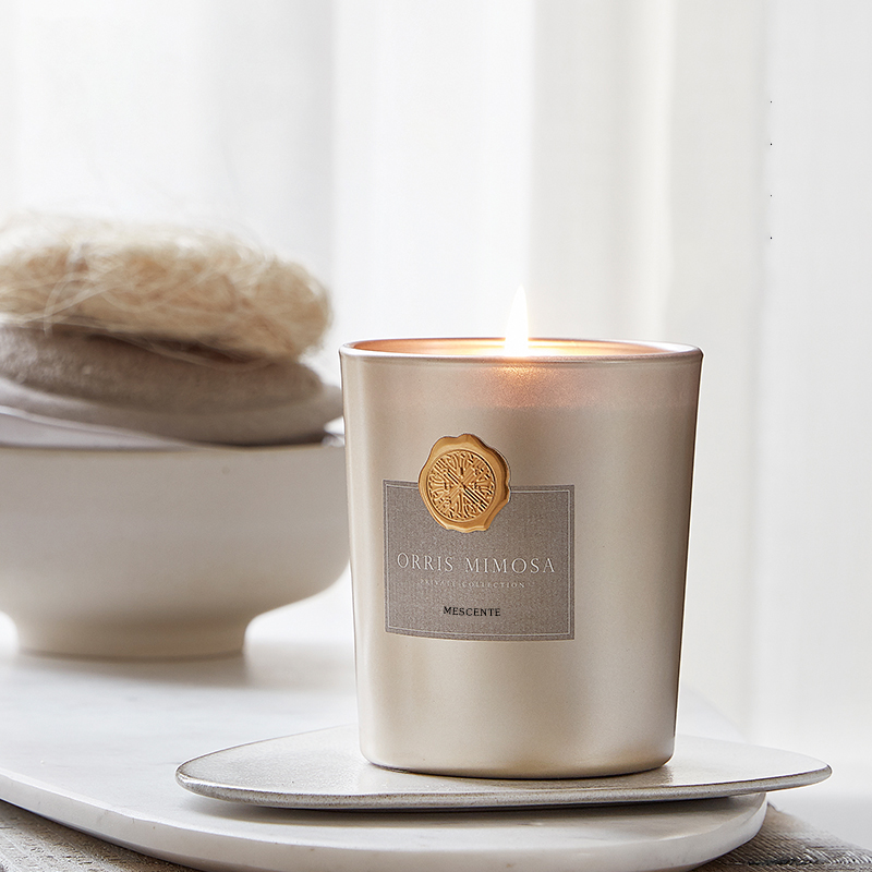 M&Scent ylellinen räätälöity yksityismerkki koristeellinen lasipurkki tuoksuva soijavahakynttilä