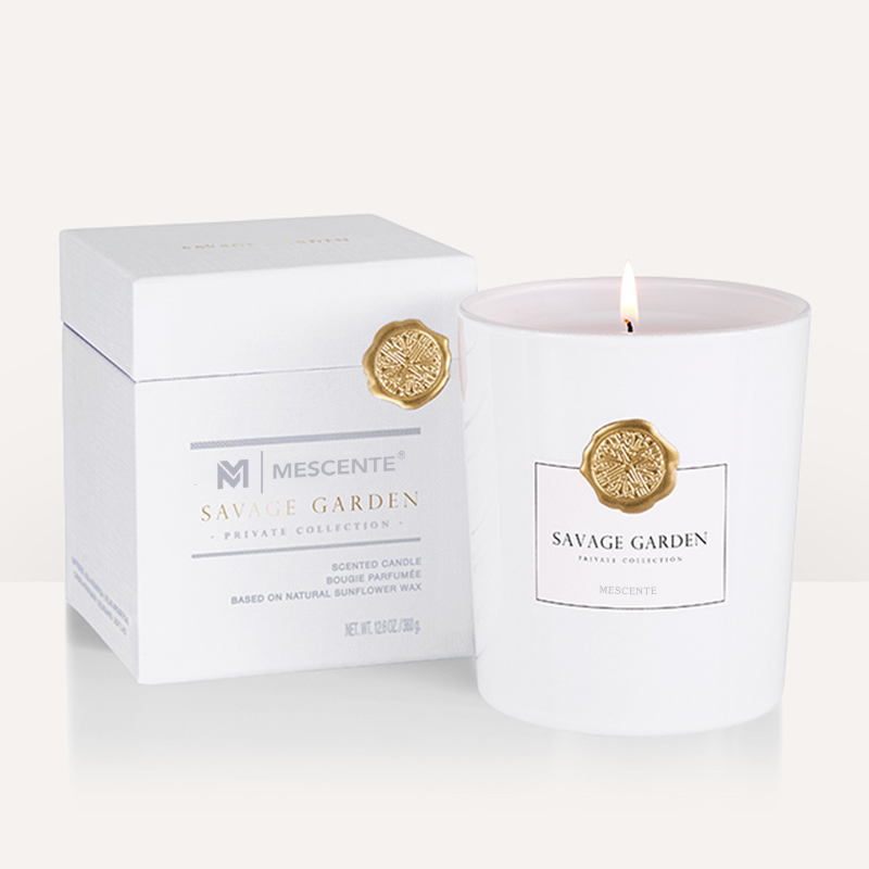 M&Scent ylellinen räätälöity yksityismerkki koristeellinen lasipurkki tuoksuva soijavahakynttilä