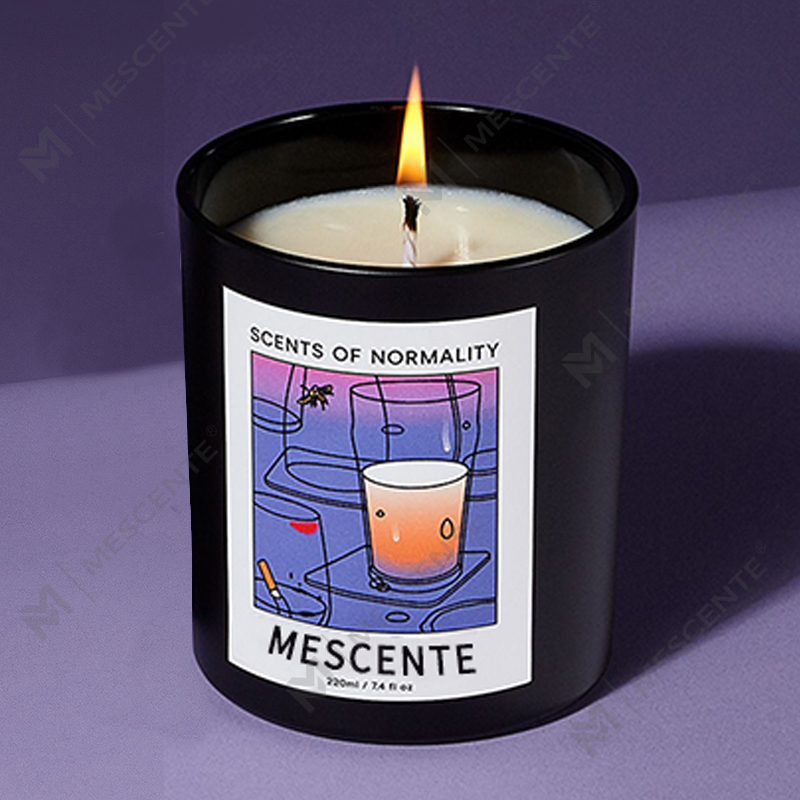 M&Scent-tukkukaupan ylelliset yksilölliset omat etiketit käsintehdyt joulukristalliaromituoksut soijavahakynttilät