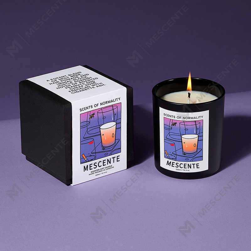 M&Scent-tukkukaupan ylelliset yksilölliset omat etiketit käsintehdyt joulukristalliaromituoksut soijavahakynttilät