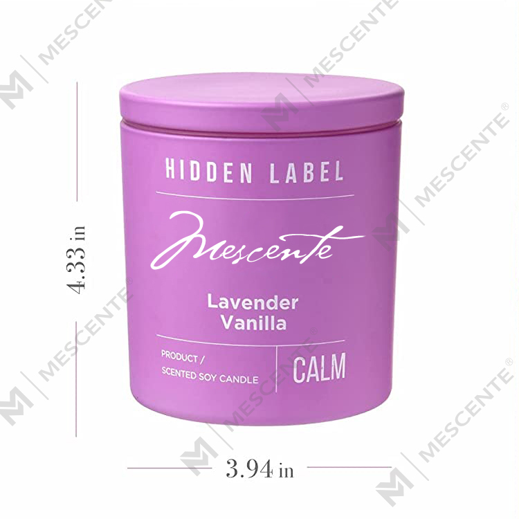 M&Scent Tukkumyynti Ylellinen Private Label Black Purkit Tuoksuiset soijavahakynttilät kristalleilla