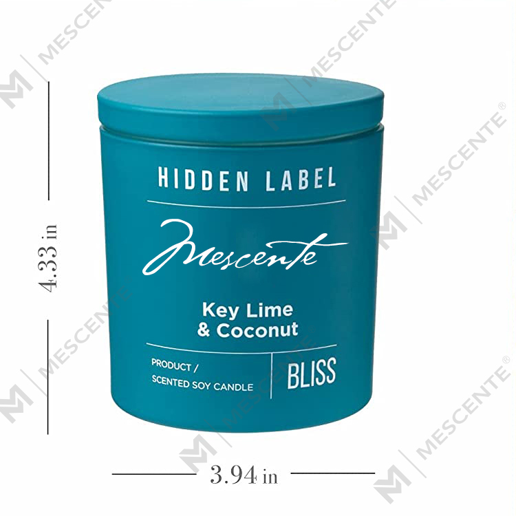 M&Scent Tukkumyynti Ylellinen Private Label Black Purkit Tuoksuiset soijavahakynttilät kristalleilla