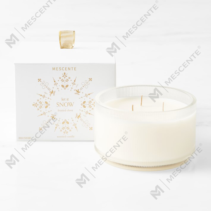 M&Scent räätälöity logo kotitekoinen orgaaninen selkeys tuoksuvat soijakynttilät Yksityinen etiketti lasipurkissa