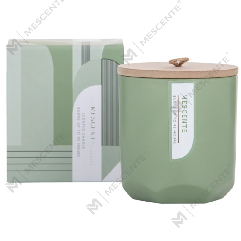 M&Scent Custom Luxury Luo oma puinen Wick -tuoksuinen soijakynttilän valmistaja lasipurkissa