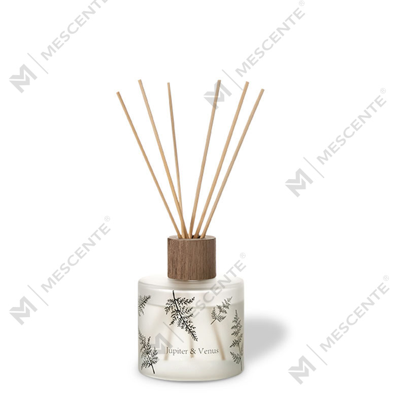 M&Scent Tukkukaupan Ylellinen Räätälöity Koriste Amber Glass No Fire Ainutlaatuinen Läpinäkyvä kukkainen Aromi Reed Diffusori