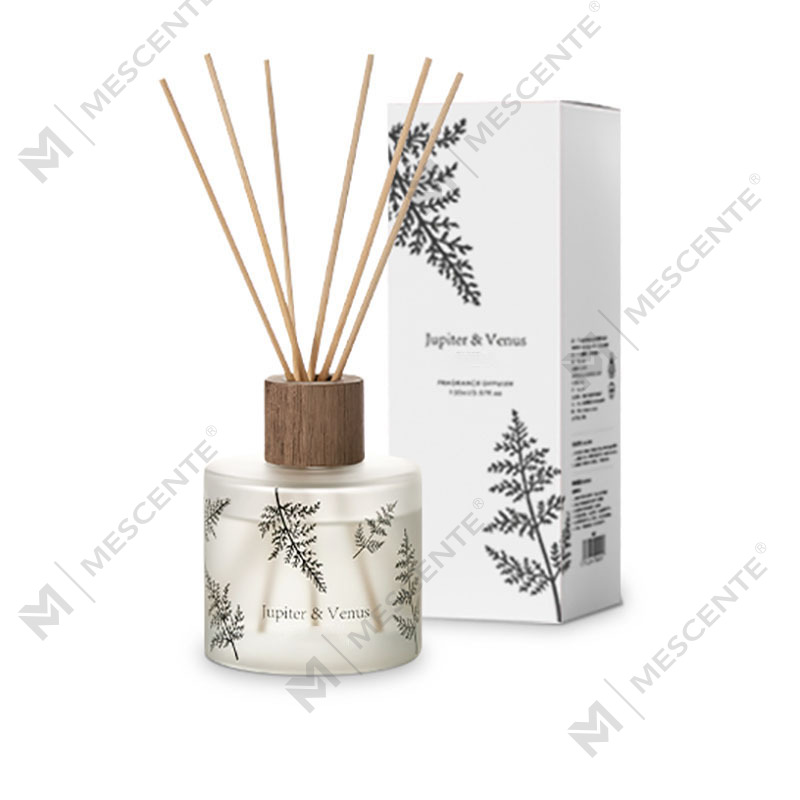 M&Scent Tukkukaupan Ylellinen Räätälöity Koriste Amber Glass No Fire Ainutlaatuinen Läpinäkyvä kukkainen Aromi Reed Diffusori