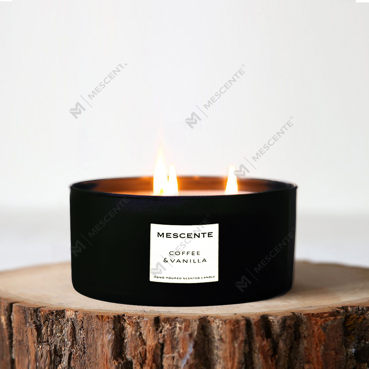 M&Scent tukkukaupan koristeellinen aromaterapia 3 sydämen tuoksuinen kookospalmukynttilän lahjasetti