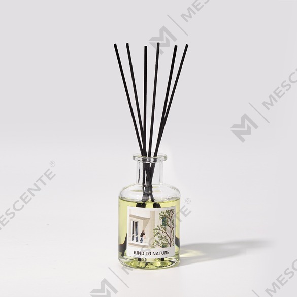 M&Scent Luxury 200 ml räätälöity valkoinen pullo puiset tikut Reed diffuusori laatikolla