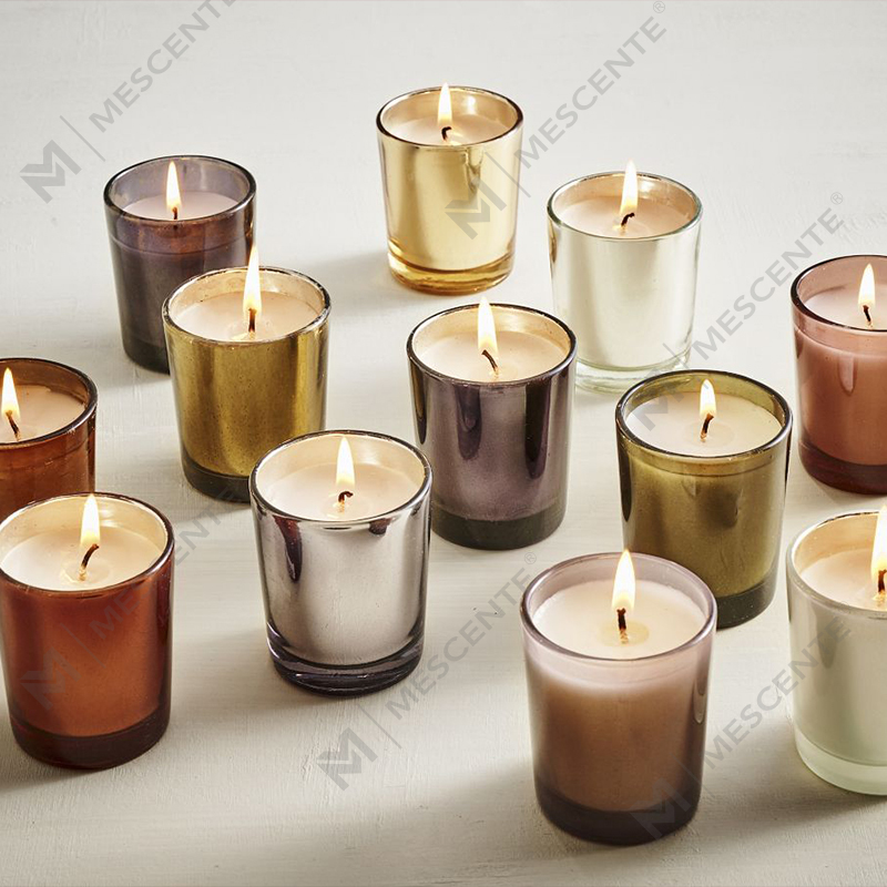M&Scent Luxury Custom Jar Home Tuoksu Joulun tuoksuiset soijavahakynttilät kannella