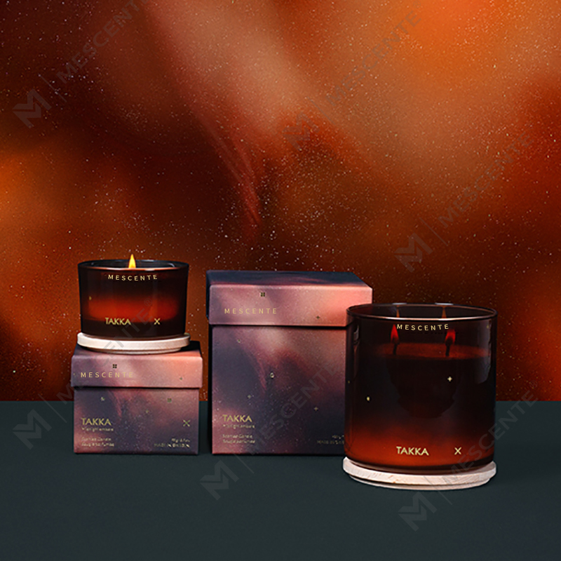 M&Scent Luxury räätälöidyt käsintehdyt joulukoristeet tuoksuvat soijavahakynttilät lahjapakkauksella