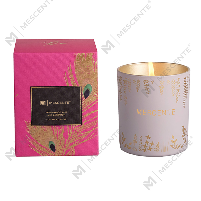 Private Label Personalised Black Wood Wick -kynttilät tuoksuvat luksusta kristalleilla