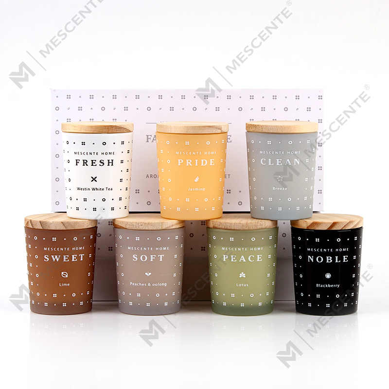 M23352 3 Pack Household Soy Wax Aromaterapia Tuoksukynttiläsarja