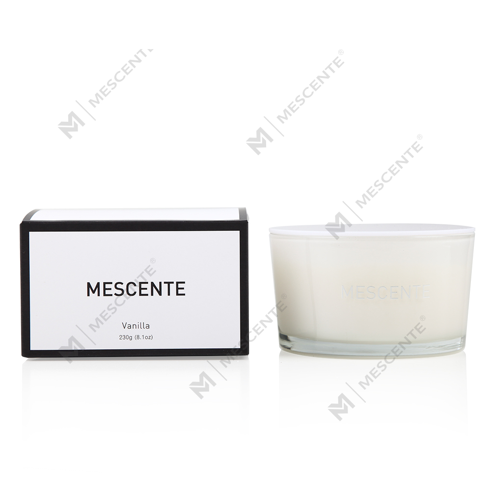 Mescente tukkumyynti Private Label lasipurkki 3 Wick 100 % soijavaha tuoksukynttilä