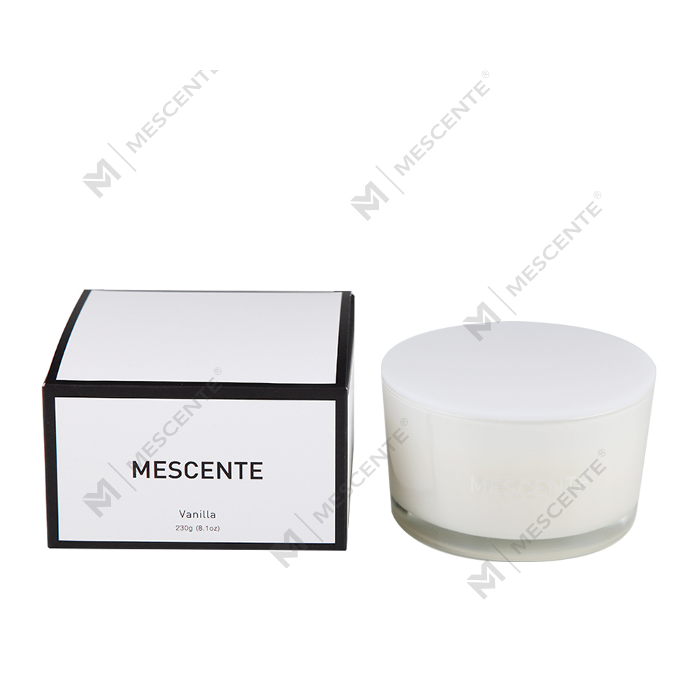 Mescente tukkumyynti Private Label lasipurkki 3 Wick 100 % soijavaha tuoksukynttilä