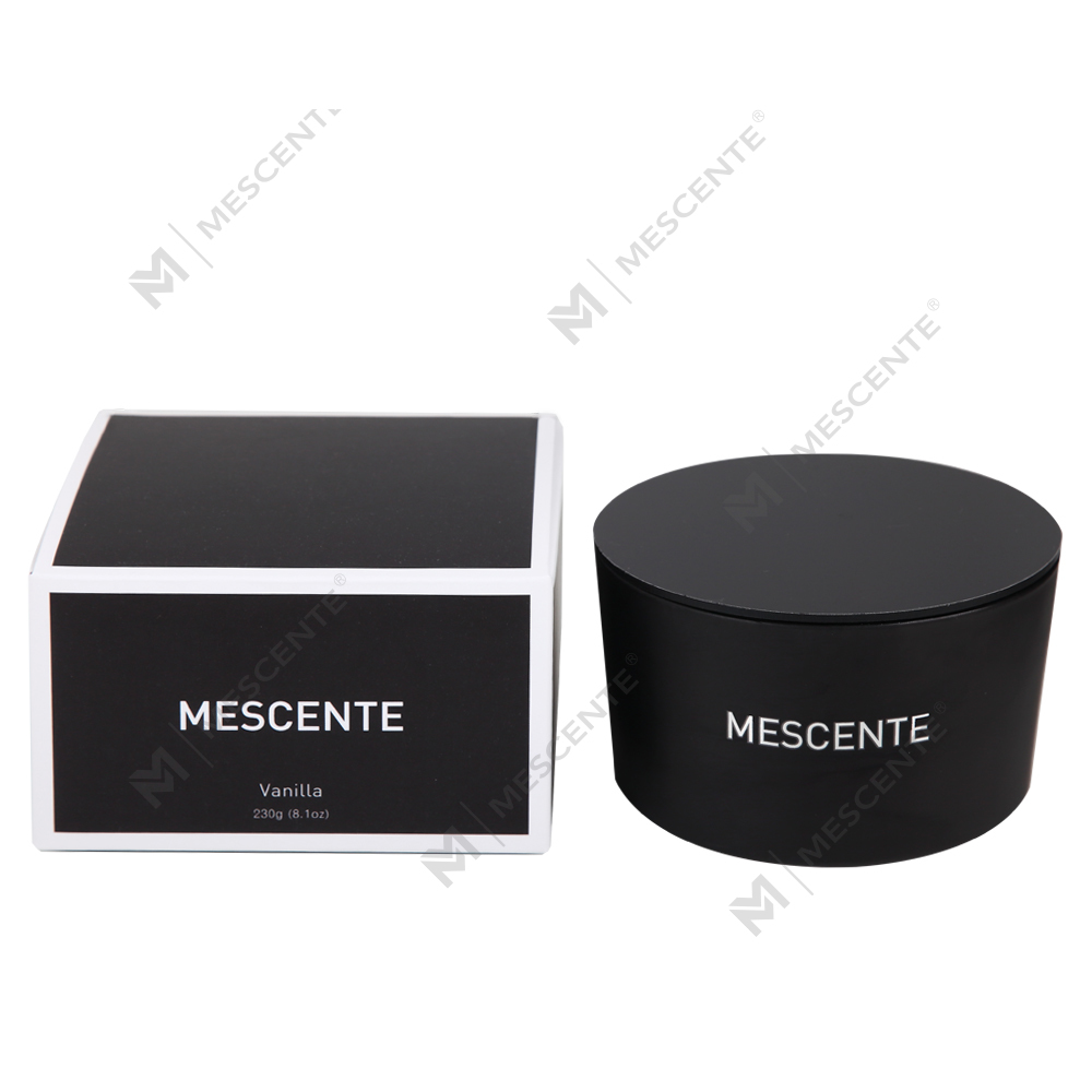 Mescente tukkumyynti Private Label lasipurkki 3 Wick 100 % soijavaha tuoksukynttilä