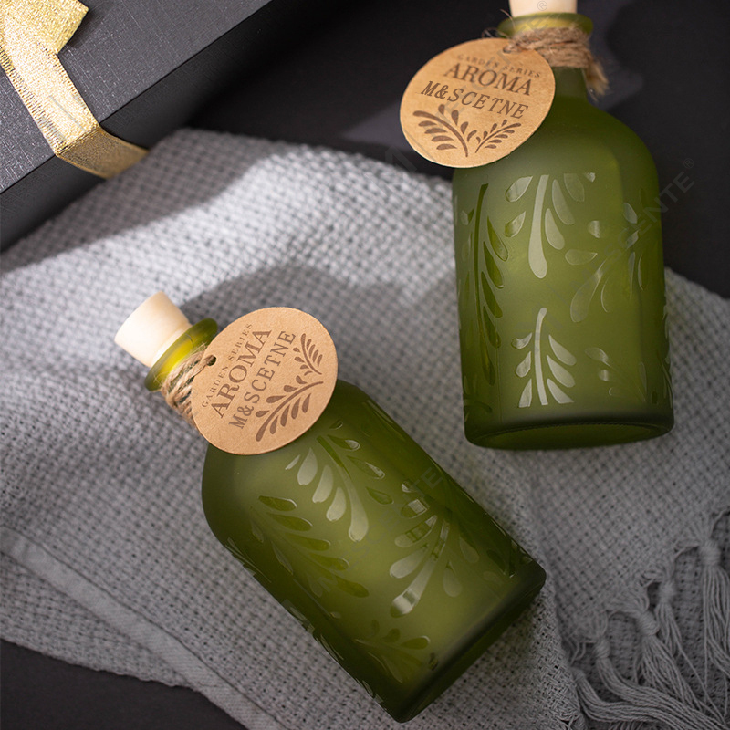 M&Scent Luxury Custom Private Label lasipullo kukka nestemäinen Reed diffuusori lahjapakkauksella