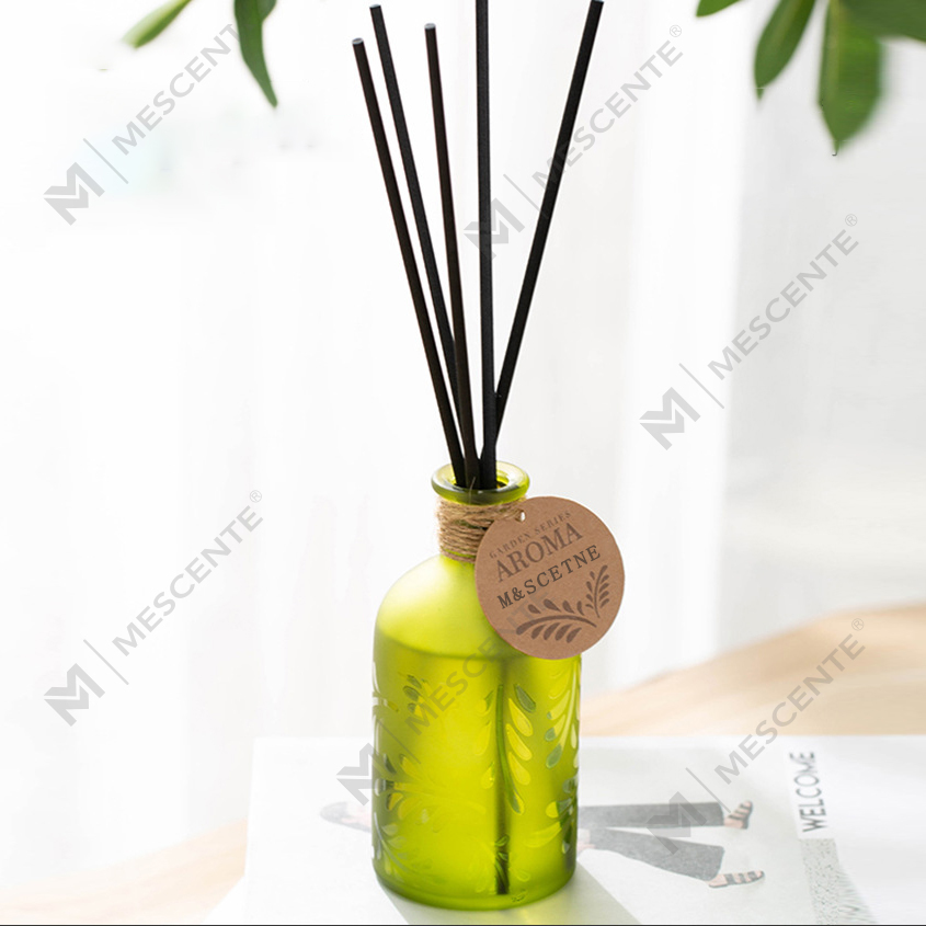 M&Scent Luxury Custom Private Label lasipullo kukka nestemäinen Reed diffuusori lahjapakkauksella