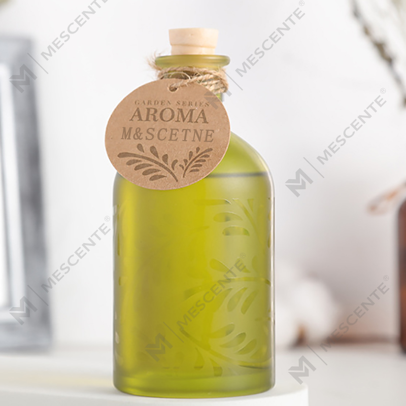 M&Scent Luxury Custom Private Label lasipullo kukka nestemäinen Reed diffuusori lahjapakkauksella