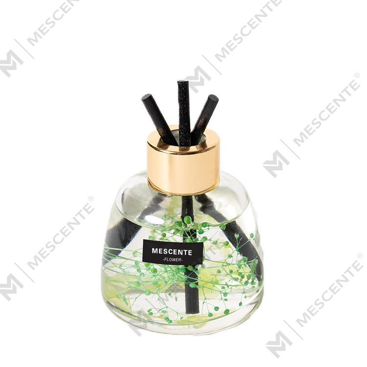 Mini White Bottle Flower hajuvesi Aromi Reed Diffuser Oil, Tuoksu Thaimaa Reed Diffuser Lahjasetti