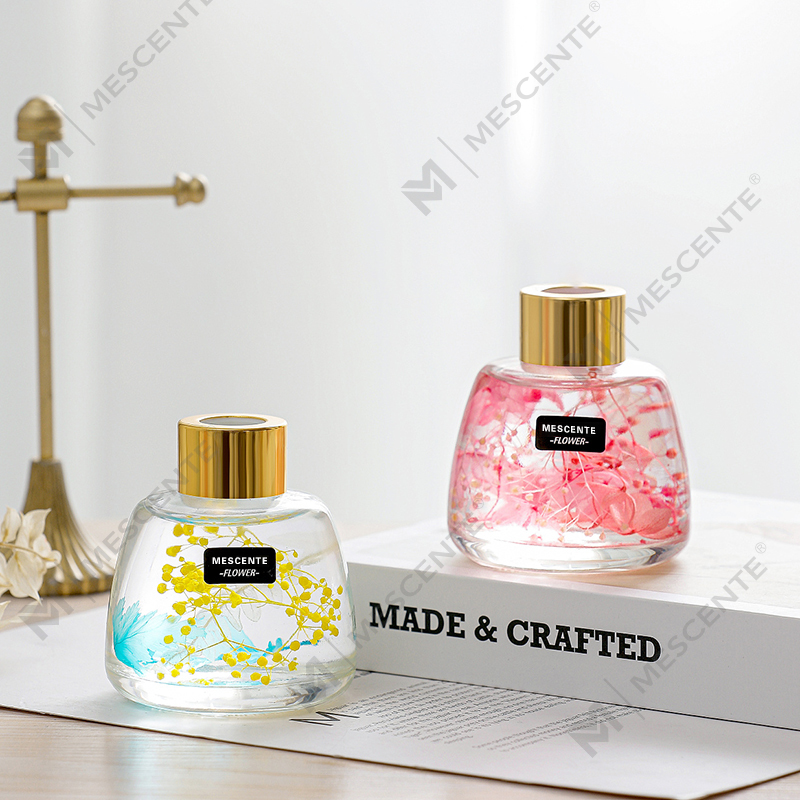 Mini White Bottle Flower hajuvesi Aromi Reed Diffuser Oil, Tuoksu Thaimaa Reed Diffuser Lahjasetti