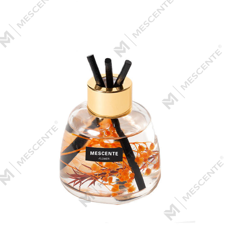 Mini White Bottle Flower hajuvesi Aromi Reed Diffuser Oil, Tuoksu Thaimaa Reed Diffuser Lahjasetti