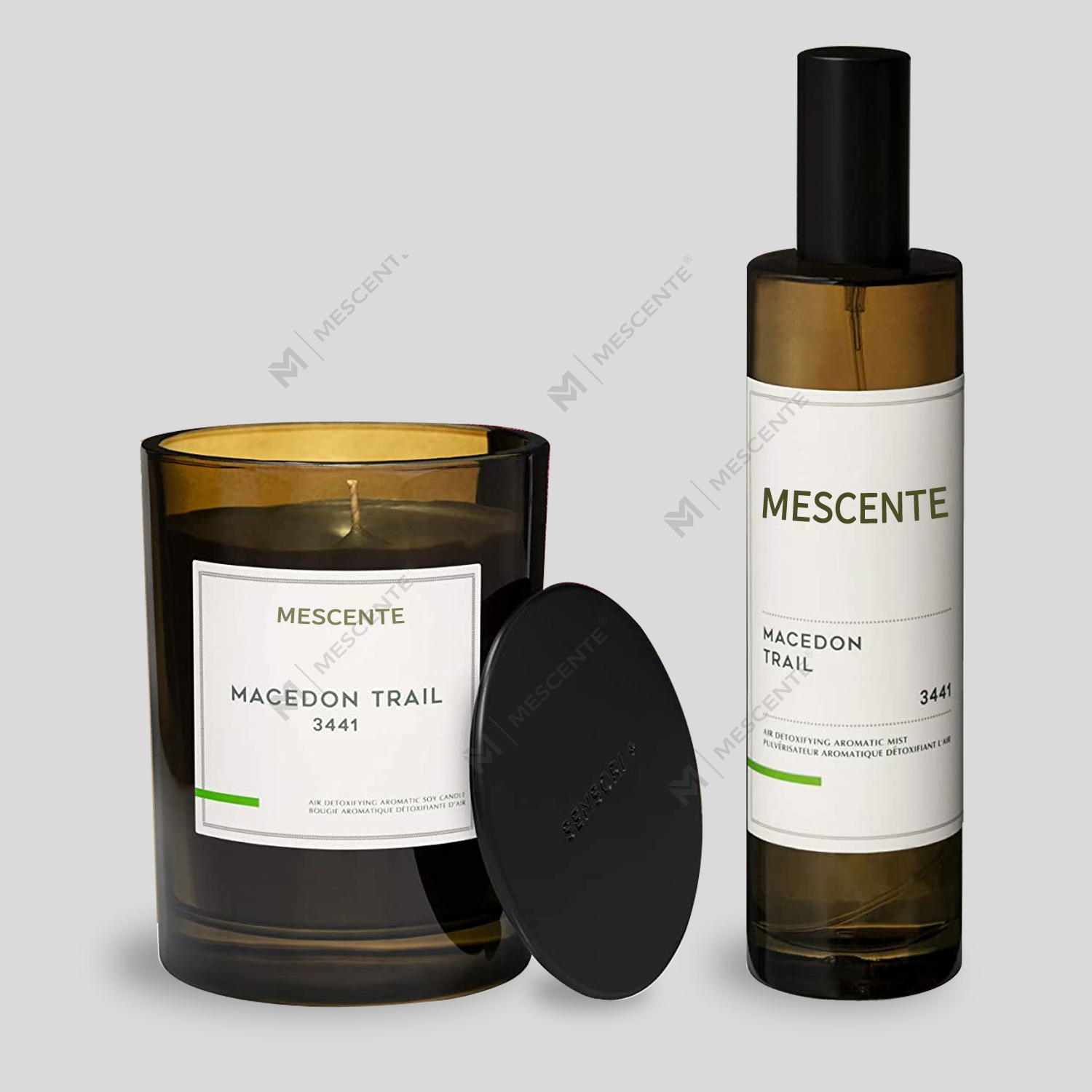 M&Scent Tukkukaupan Luxury Private Label Tuoksuva huone Spray Diffusori Kynttiläsetti