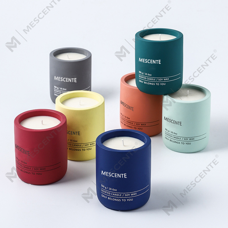 M&Scent räätälöity koristeellinen ylellinen hieronta Private Label Crystal Ceramic Woodwick -tuoksuinen soijavahakynttilä