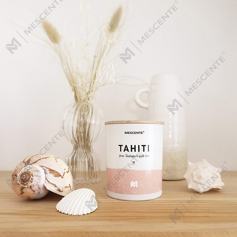 M&Scent tukku halvalla, ylellisellä omalla etiketillä koristeellinen kukka tuoksuva soijavaha kynttilän lahjasetti